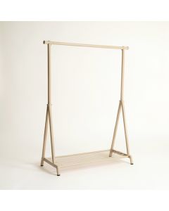 Birch Brook Empty Garment Rack - Beige (synthetic illustration; no displayed measurements)