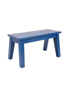 Wren Branch Indoor Bench - Blue (synthetic illustration; no displayed measurements)