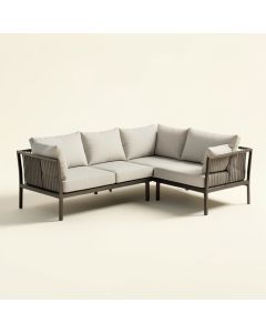Alp Patio Sectional With Cushions (synthetic illustration; no displayed measurements)