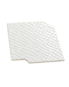 Cross Wave Dog Bone Seashell Basketweave Mosaic Tile