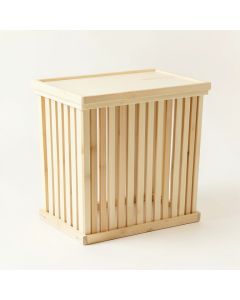 Holly Brook Laundry Hamper - Cream (synthetic illustration; no displayed measurements)