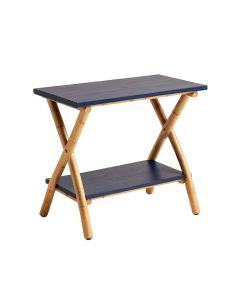 Flint Bridge Side Table - Navy (synthetic illustration; no displayed measurements)