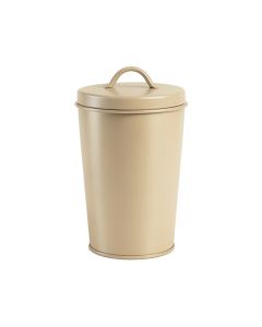 River Arc Storage Canister With Lid - Beige