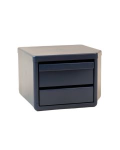 Meadow Branch Small-Parts Storage Drawer Cabinet - Navy (synthetic illustration; no displayed measurements)