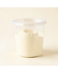 Cup Flour 109.6 Oz . Food Storage Container (synthetic illustration; no displayed measurements)