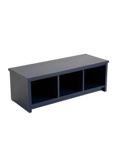 Cliff Bridge Shoe Storage Bench - Navy