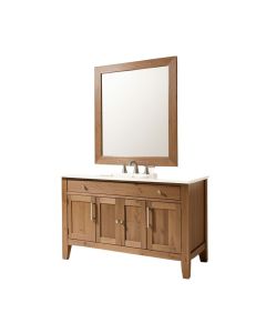 Aspen 64 '' Double Bathroom Vanity Set With Mirror (synthetic illustration; no displayed measurements)