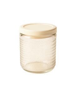Moss Brook Storage Canister With Lid - Cream