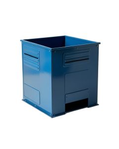 Bay Bridge Closed Garden Compost Bin - Blue (synthetic illustration; no displayed measurements)