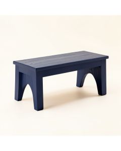 Shore Brook Indoor Bench - Navy (synthetic illustration; no displayed measurements)