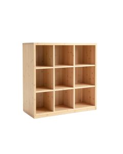Rowan Bluff Freestanding Bookcase - Beige (synthetic illustration; no displayed measurements)