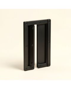 Super Mini Arrow Shape Sliding Standard Double Barn Door Hardware Kit (synthetic illustration; no displayed measurements)