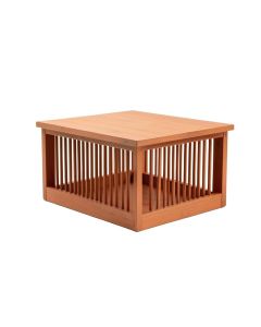 Alder Canyon Empty Furniture-Style Pet Crate - Terracotta
