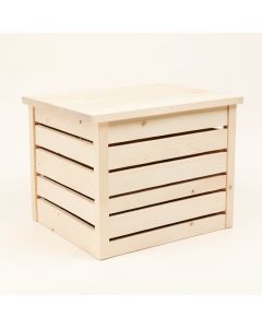 Ash Canyon Closed Outdoor Storage Box - Ivory (synthetic illustration; no displayed measurements)