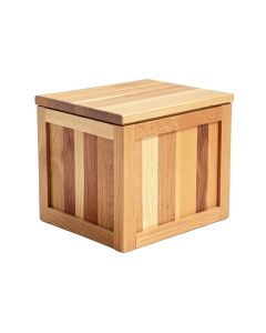 Grade A Soild Wood Deck Box (synthetic illustration; no displayed measurements)