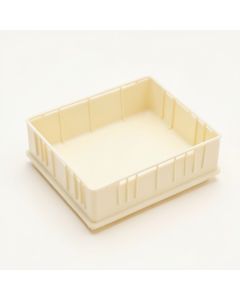 Maple Bend Empty Under-Desk Cable Tray - Cream (synthetic illustration; no displayed measurements)