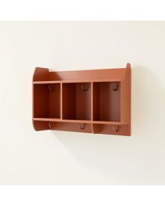 Moss Arc Wall-Mounted Entryway Organizer Shelf (synthetic illustration; no displayed measurements)