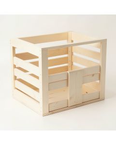 Wren Branch Empty Furniture-Style Pet Crate - Ivory (synthetic illustration; no displayed measurements)