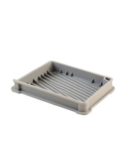 Laurel Bluff Empty Under-Desk Cable Tray - Gray (synthetic illustration; no displayed measurements)