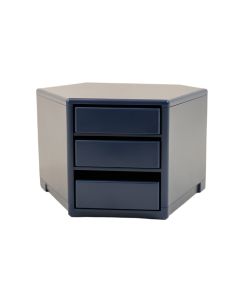 Lake Crest Small-Parts Storage Drawer Cabinet - Navy (synthetic illustration; no displayed measurements)