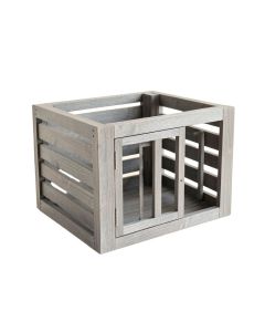 Harbor Bend Empty Furniture-Style Pet Crate - Gray