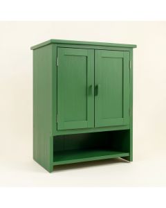 Spruce Bridge Wall-Mounted Laundry Cabinet - Green (synthetic illustration; no displayed measurements)