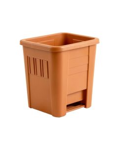 Heath Bend Closed Garden Compost Bin - Terracotta (synthetic illustration; no displayed measurements)