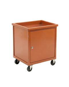 Briar Bridge Empty Rolling Workshop Cart - Terracotta (synthetic illustration; no displayed measurements)