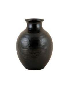 Cliff Canyon Empty Decorative Vase - Black (synthetic illustration; no displayed measurements)