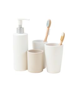 Tanya Resin 9 Piece Bathroom Accessory Set