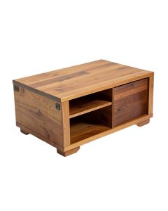 Mcdonnell Solid Wood Coffee Table With Storage (synthetic illustration; no displayed measurements)
