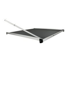 10 Ft. W X 3 Ft. D Metal Retractable Side Awning