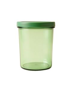 Laurel Arc Storage Canister With Lid - Green
