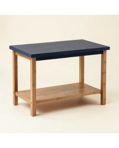 Linden Canyon Empty Workshop Workbench - Navy (synthetic illustration; no displayed measurements)