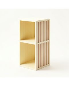 Alder Bend Narrow Cubby Tower - Cream (synthetic illustration; no displayed measurements)