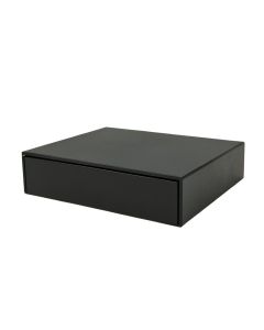 Olive Crest Desktop Monitor Riser - Black (synthetic illustration; no displayed measurements)