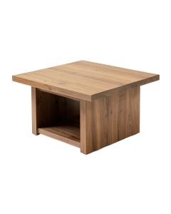 Drexil Solid Wood Block Coffee Table With Storage