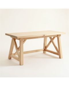 Stone Brook Empty Workshop Workbench - Beige (synthetic illustration; no displayed measurements)