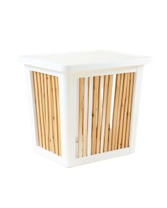 Rowan Arc Laundry Hamper - White (synthetic illustration; no displayed measurements)
