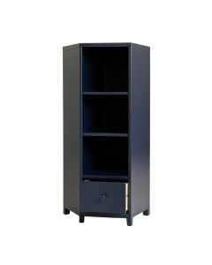 Summit Arc Narrow Cubby Tower - Navy (synthetic illustration; no displayed measurements)