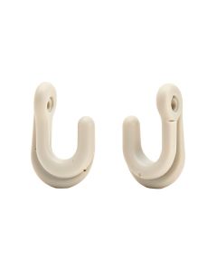 C-Shaped Shower Curtain Hooks