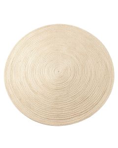 Glen Branch Round Area Rug - Cream (synthetic illustration; no displayed measurements)