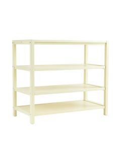 Sage Arc Empty Seed-Starting Shelving Unit Without Lights - Ivory (synthetic illustration; no displayed measurements)