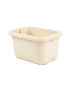 Shore Brook Empty Railing Planter With Integral Brackets - Ivory