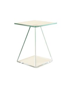 Glass Tabletop Riser Triangle Corner Desktop Stand
