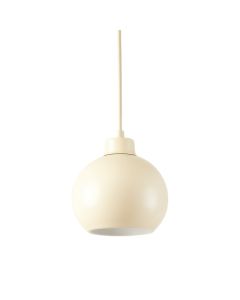 Alder Dale Pendant Light Suspended From One Plain Cable - Ivory