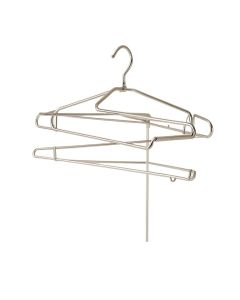 Lakendra Pants Hangers Space Saving 5 Layers Stainless Steel Retractable Foldable Clothes