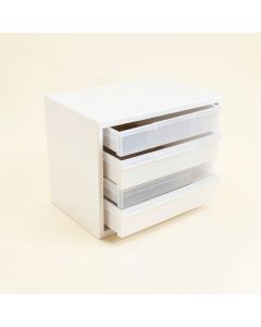 Flint Arc Small-Parts Storage Drawer Cabinet (synthetic illustration; no displayed measurements)