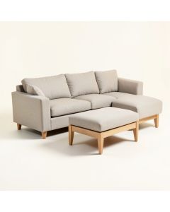 Calio 112 '' Wide Sofa & Chaise With Ottoman (synthetic illustration; no displayed measurements)