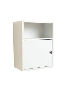Willow Canyon Wall-Mounted Entry Cabinet - White (synthetic illustration; no displayed measurements)